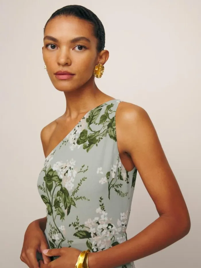 ClothingWeddings The Reformation Evelyn Dress Tea Garden