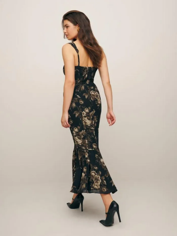ClothingWeddings The Reformation Petites Irisa Dress Grand Dame