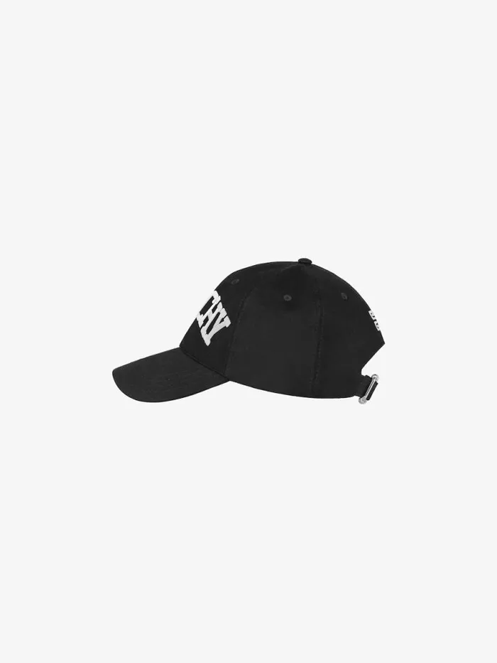 College Embroidered Cap In Cotton Black Men Givenchy Beanies and Caps