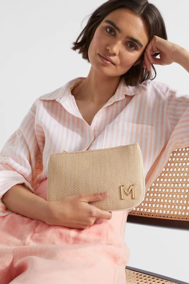 Cosmetic Bags Woman Seed Heritage Initial Pouch F