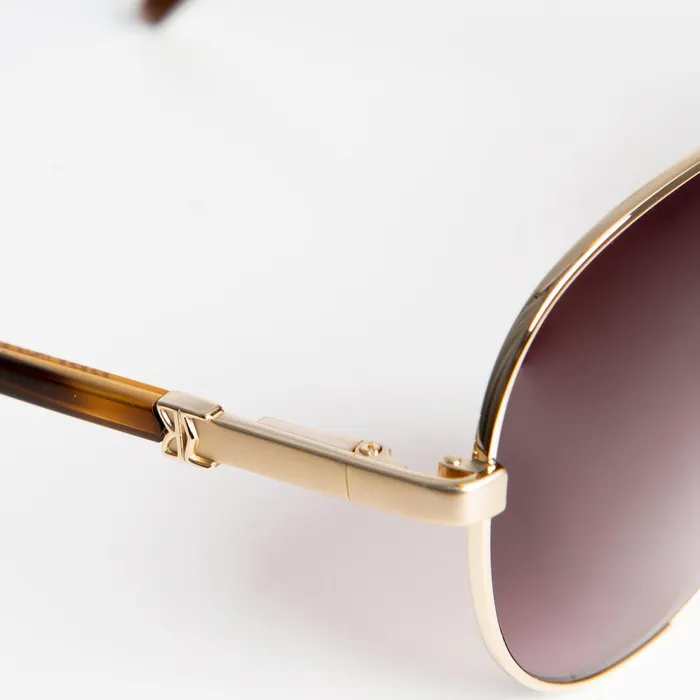 Costa Aviator Sunglasses 8211 Gold Tortoise Men Bruno Magli Sunglasses