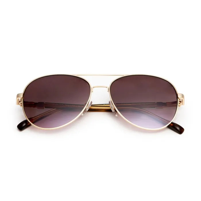 Costa Aviator Sunglasses 8211 Gold Tortoise Men Bruno Magli Sunglasses