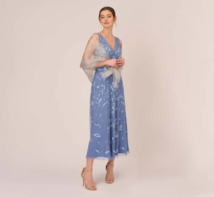 Cover Ups Womens Adrianna Papell Metallic Sheer Wrap In Silver