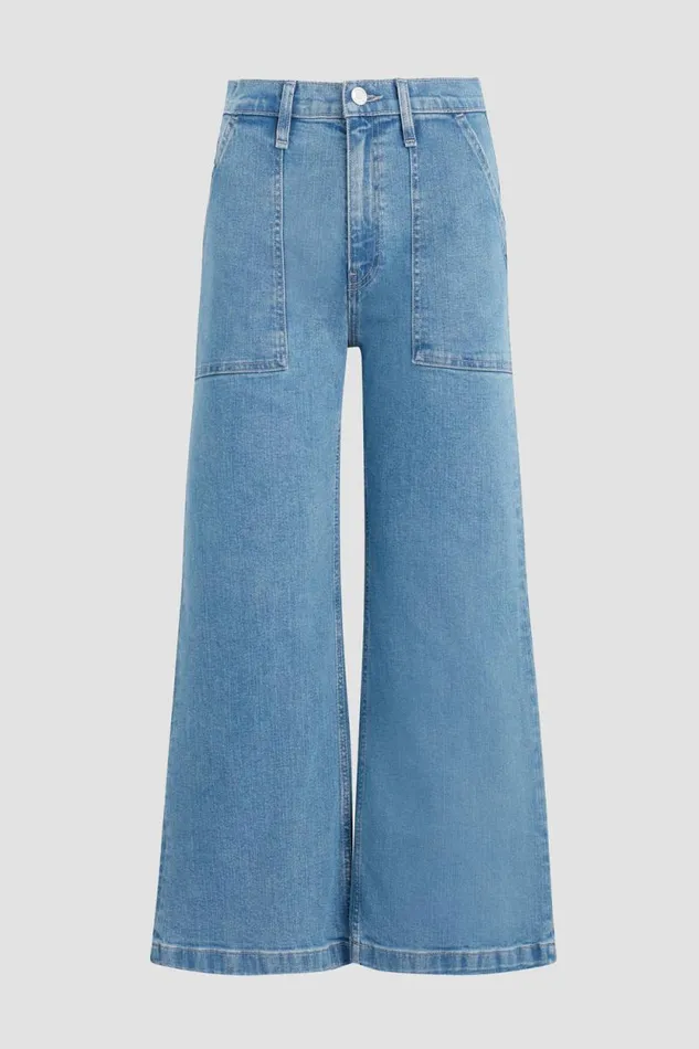 Cropped Women Hudson Jeans Jodie HighRise Wide Leg Crop Jean West Lake Cropped Women Hudson Jeans Jodie HighRise Wide Leg Crop Jean West Lake