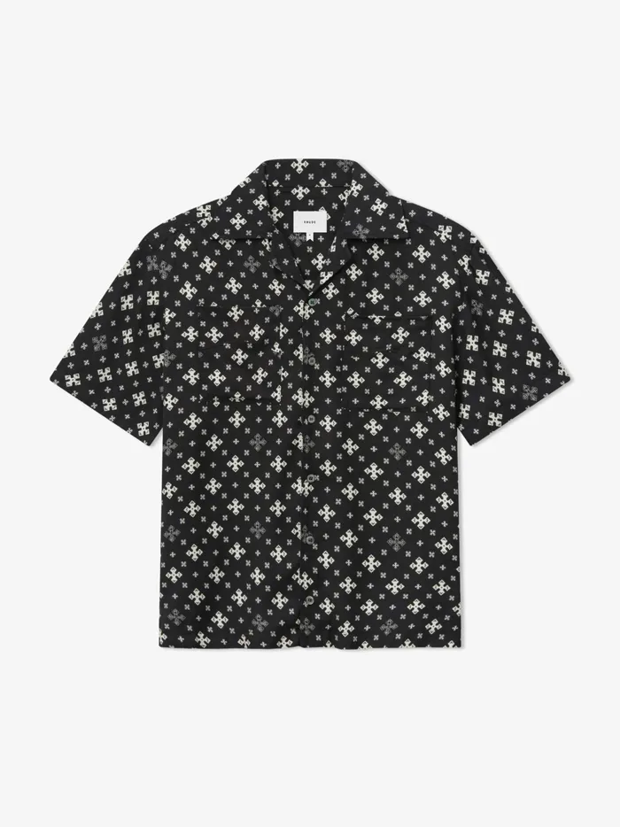 CROSS BANDANA RAYON SHIRT Men Rhude Shirts