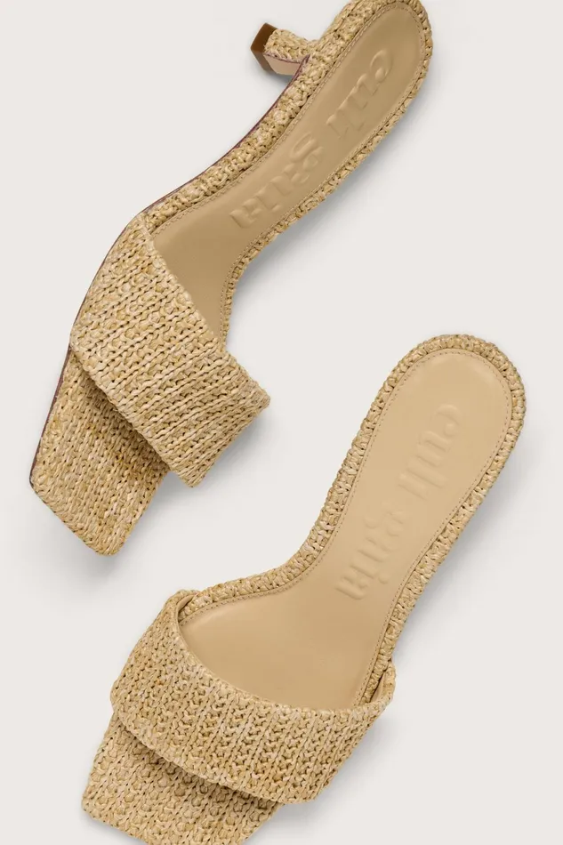 Cult Gaia Ada Sandal Natural Women Sandals
