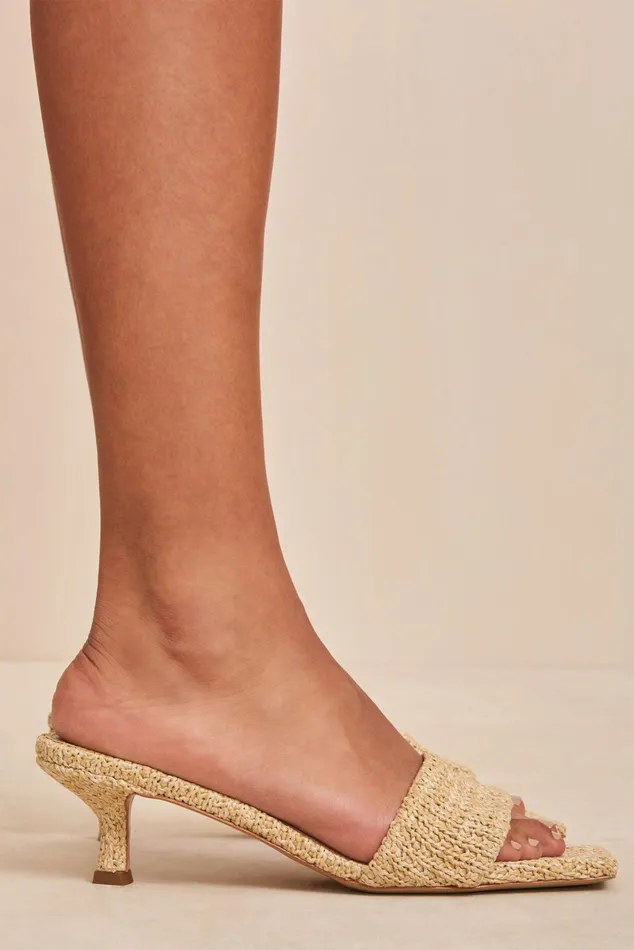 Cult Gaia Ada Sandal Natural Women Sandals