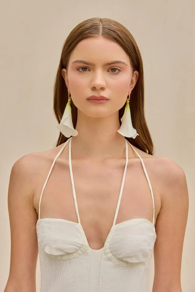 Cult Gaia Calista Earring White Women Jewelry