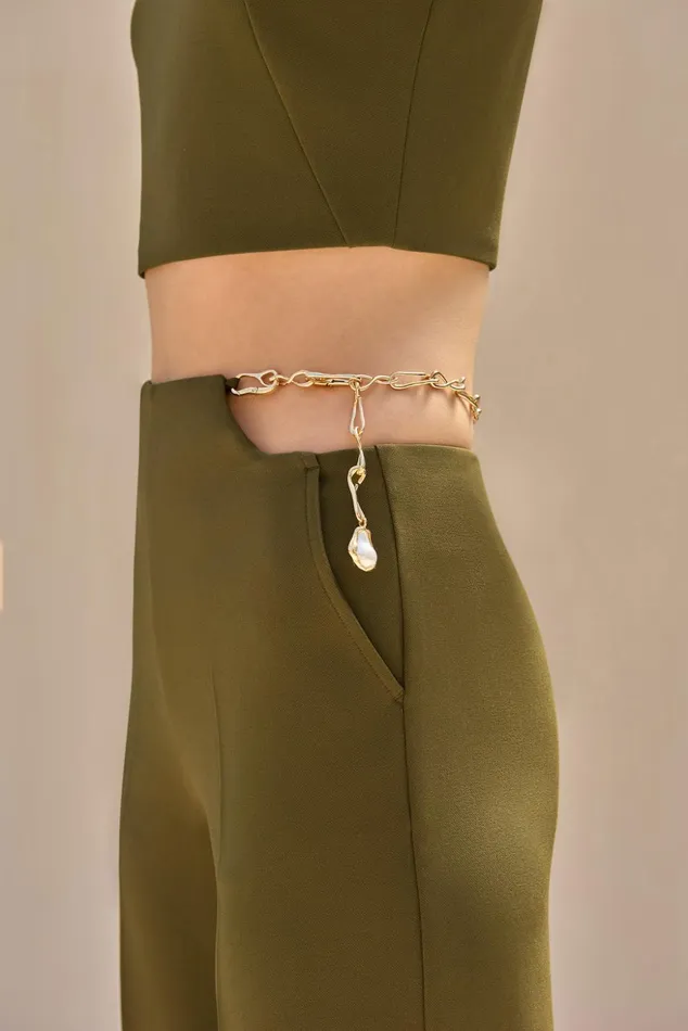 Cult Gaia Claire Pant Serpent Women Bottoms