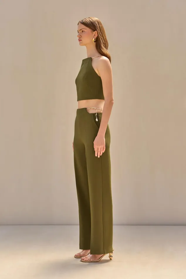 Cult Gaia Claire Pant Serpent Women Bottoms