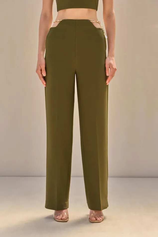 Cult Gaia Claire Pant Serpent Women Bottoms