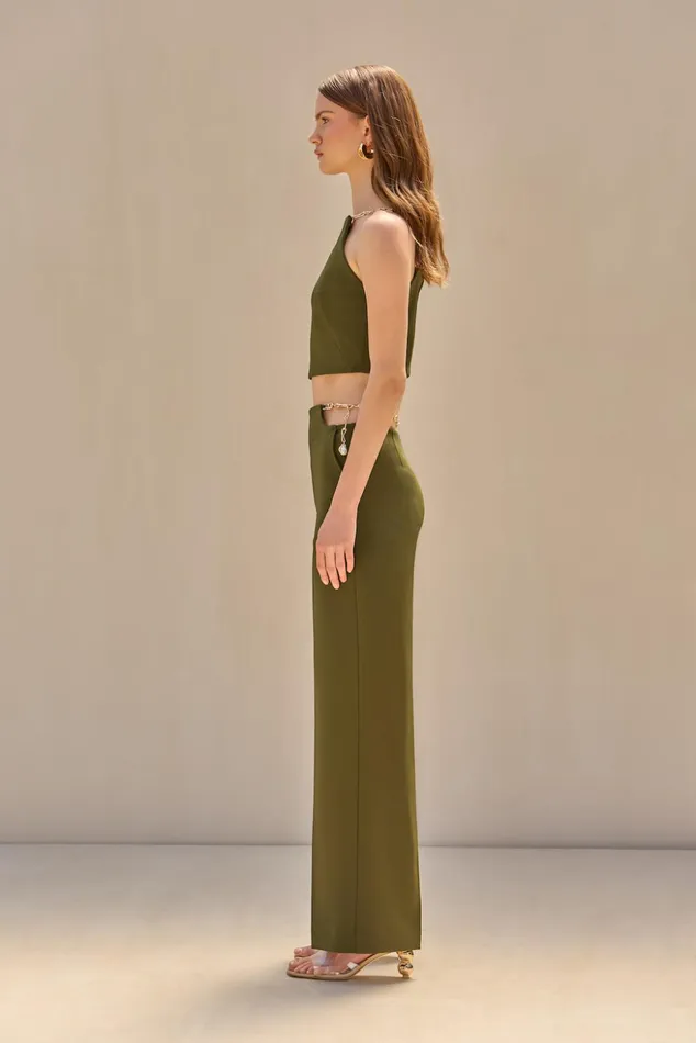 Cult Gaia Claire Pant Serpent Women Bottoms