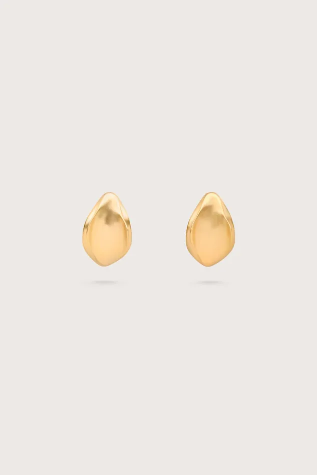 Cult Gaia Erin Earring Brushed Brass Women Jewelry