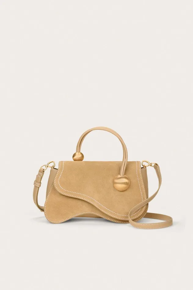 Cult Gaia Kazia Crossbody Bag Sand Dollar Women Crossbody Bags