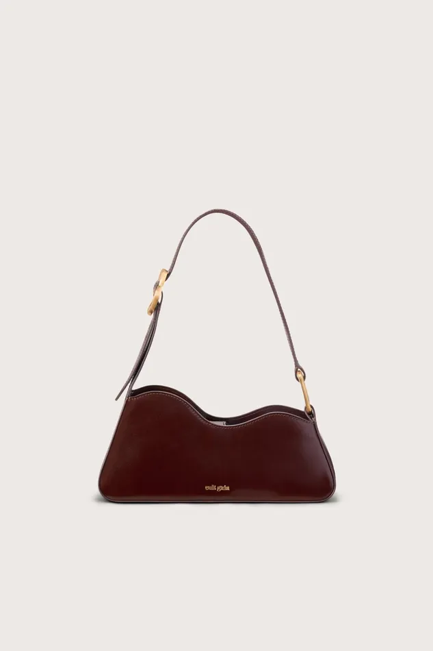 Cult Gaia Malvi Shoulder Bag Espresso Women Shoulder Bags