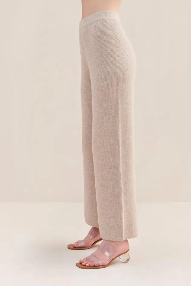 Cult Gaia Piper Knit Pant Millet Women Knits