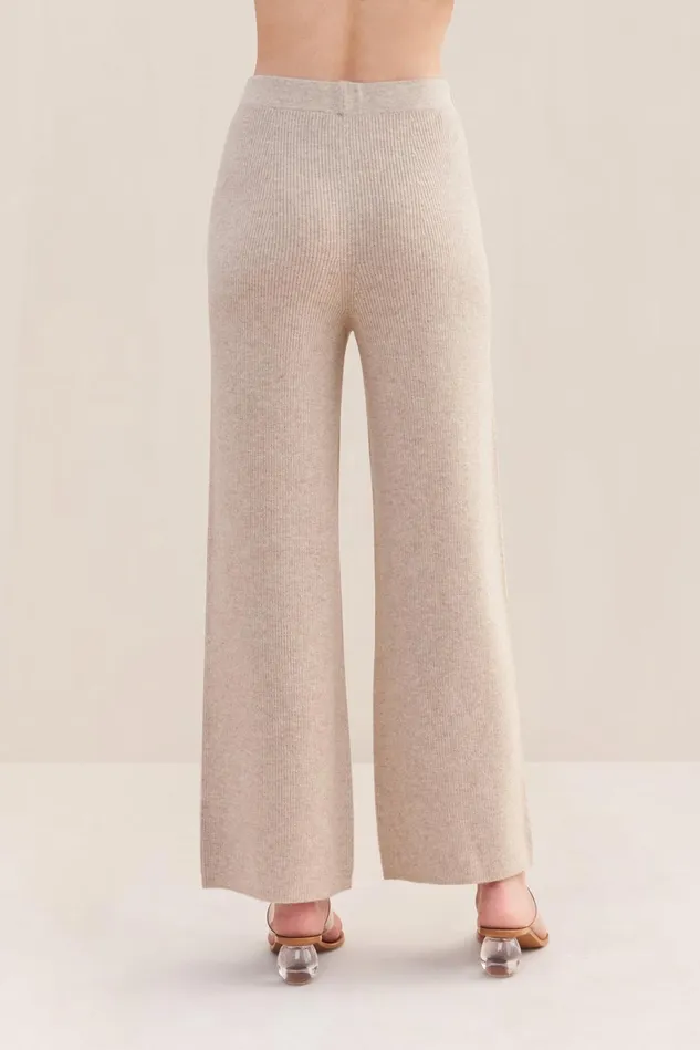 Cult Gaia Piper Knit Pant Millet Women Knits