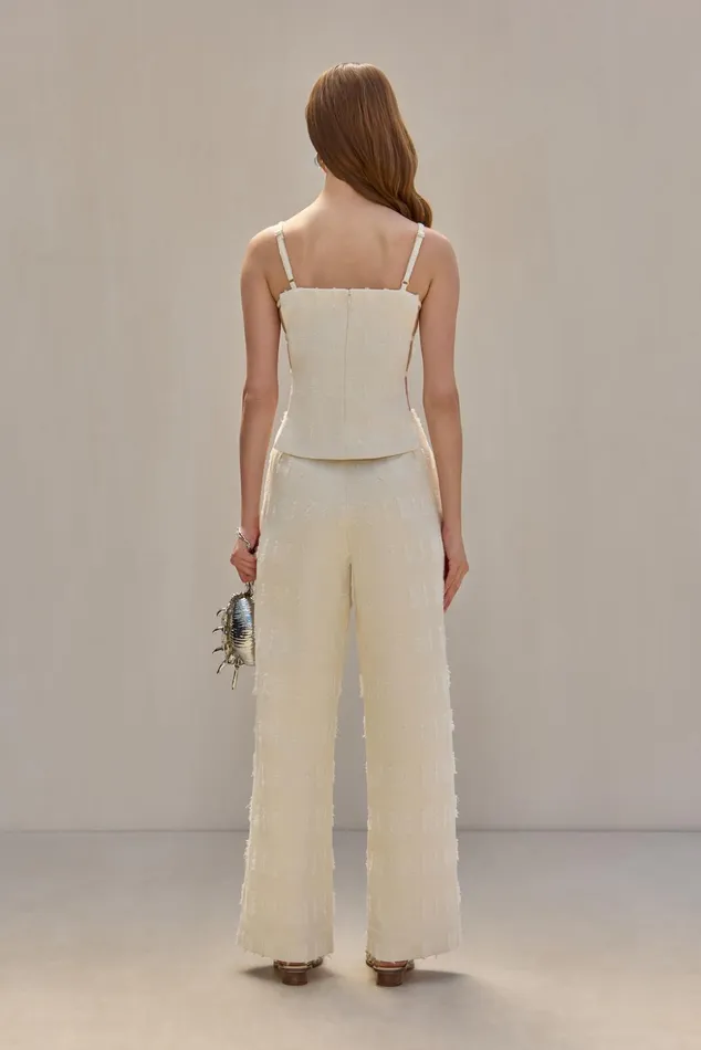 Cult Gaia Simone Top Off White Women Tops