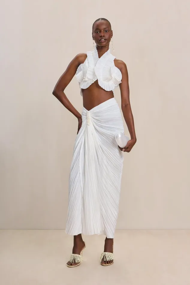 Cult Gaia Sonoma Skirt Off White Women Bottoms