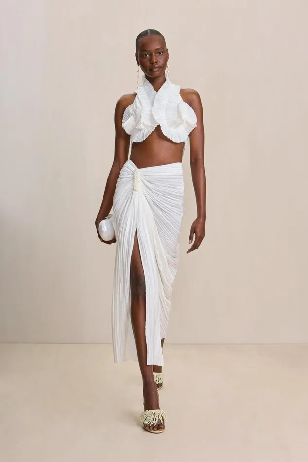 Cult Gaia Sonoma Skirt Off White Women Bottoms