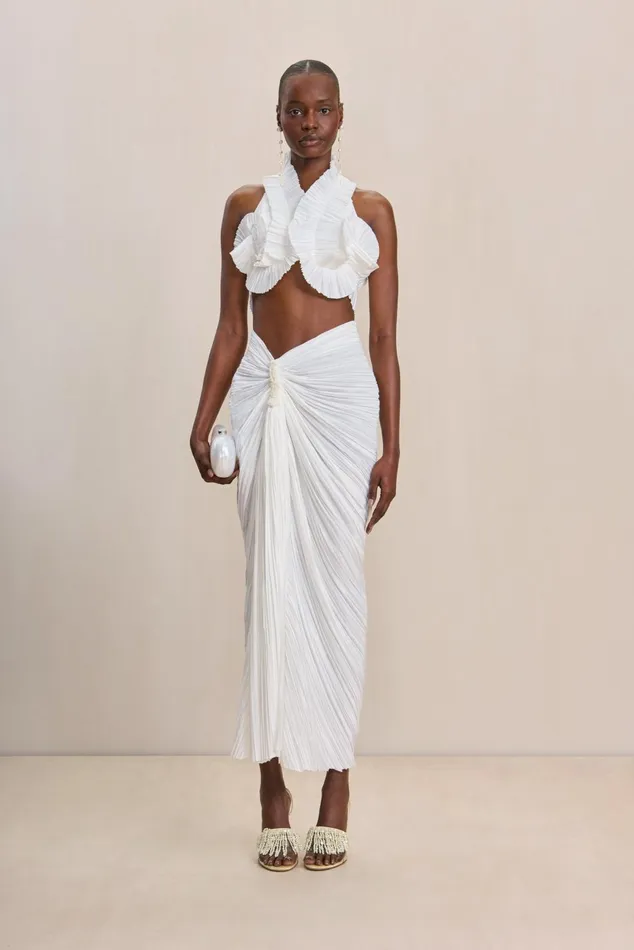 Cult Gaia Sonoma Skirt Off White Women Bottoms