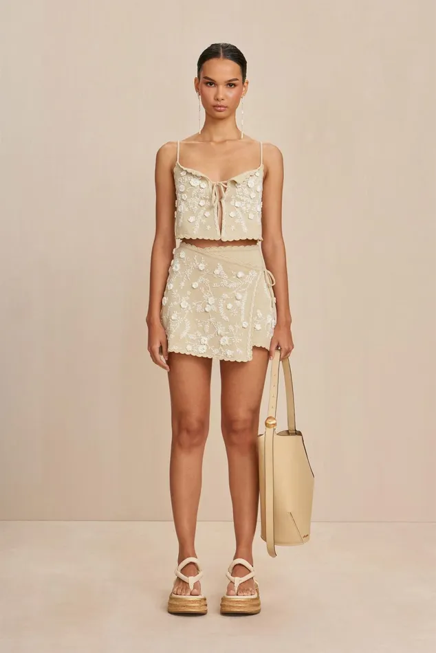 Cult Gaia Tilda Knit Skirt Beach Women Knits