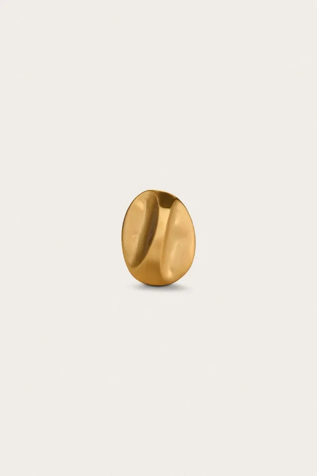 Cult Gaia Veda Ring Brushed Brass Women Rings