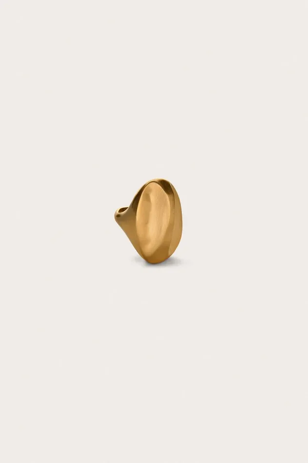 Cult Gaia Veda Ring Brushed Brass Women Rings