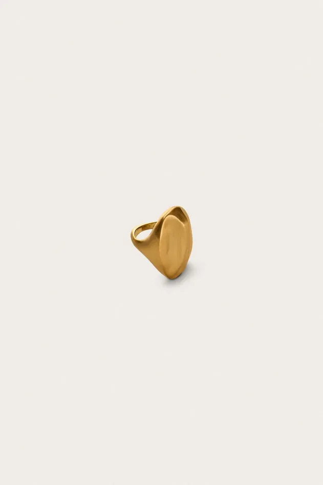 Cult Gaia Veda Ring Brushed Brass Women Rings