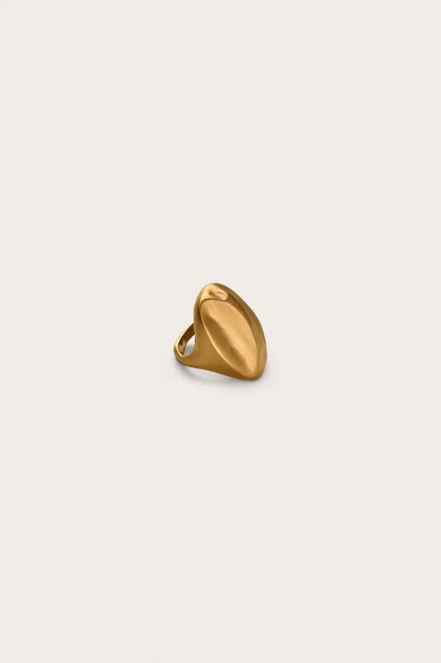 Cult Gaia Veda Ring Brushed Brass Women Rings