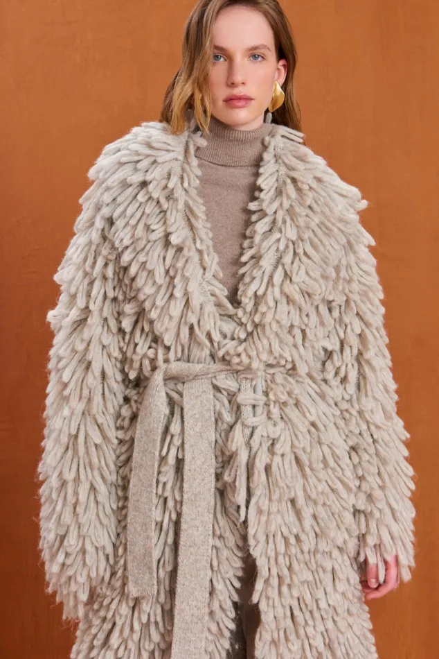 Cult Gaia Zendaya Knit Cardigan Fog Women Outerwear