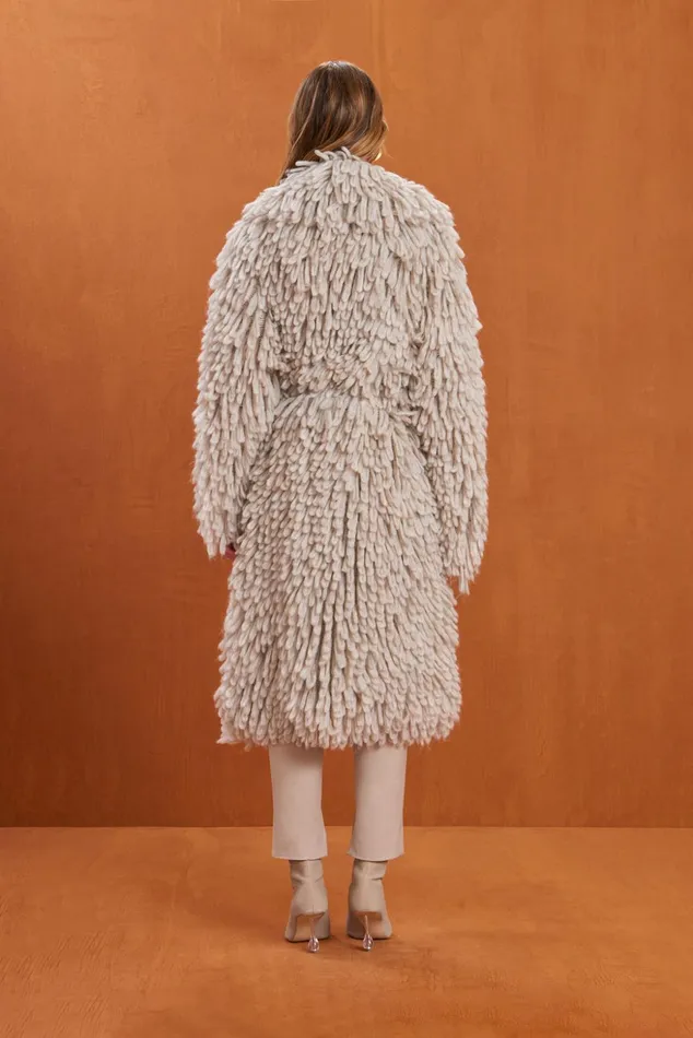 Cult Gaia Zendaya Knit Cardigan Fog Women Outerwear