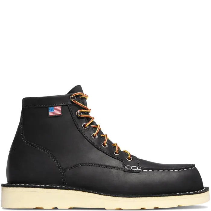 Danner Boots Bull Run Moc Toe 6034 Black Steel Toe 8211 MenWomen