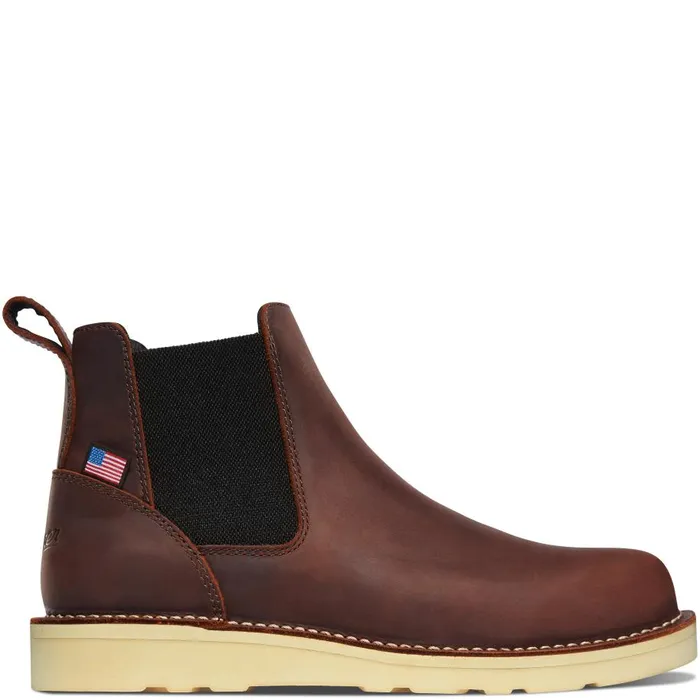 Danner SlipOns and Wellingtons Bull Run Chelsea 6034 Brown 8211 Steel Toe 8211 MenWomen