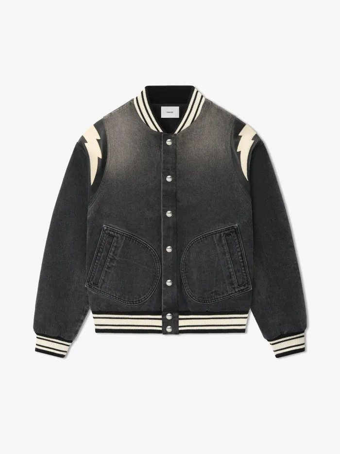 DENIM LIGHTING BOMBER Men Rhude Denim
