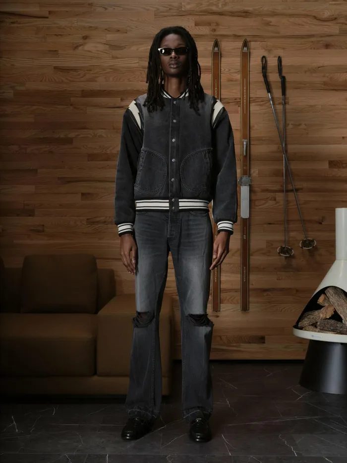 DENIM LIGHTING BOMBER Men Rhude Denim