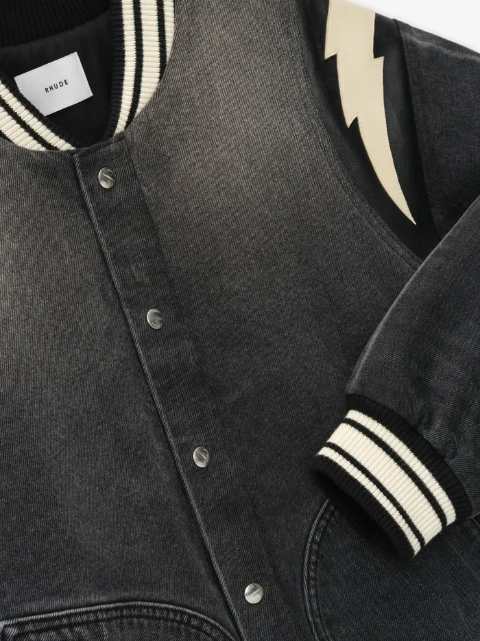 DENIM LIGHTING BOMBER Men Rhude Denim
