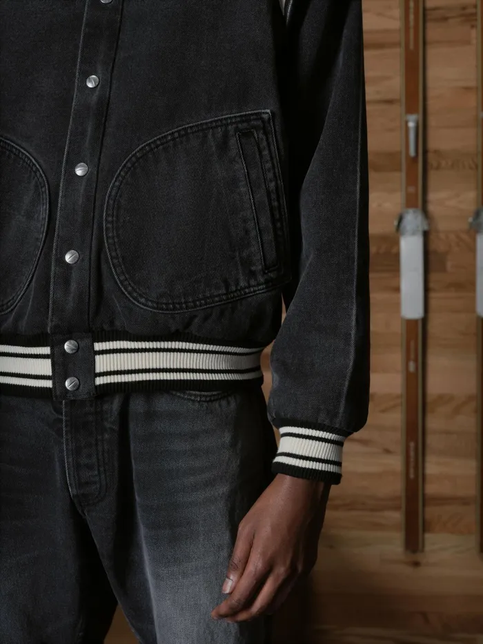 DENIM LIGHTING BOMBER Men Rhude Denim