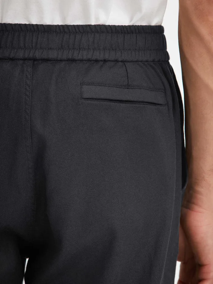 Derek Rose Trousers Harris Lyocell Cotton Navy Men Casual Pants