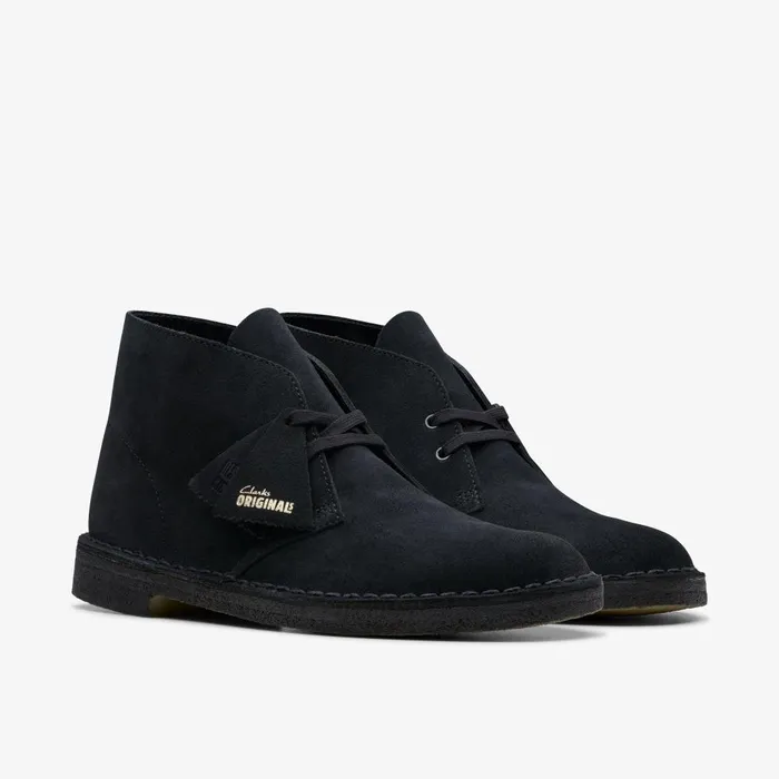 Desert Boot Black Suede Men Clarks Casual Dress Shoes