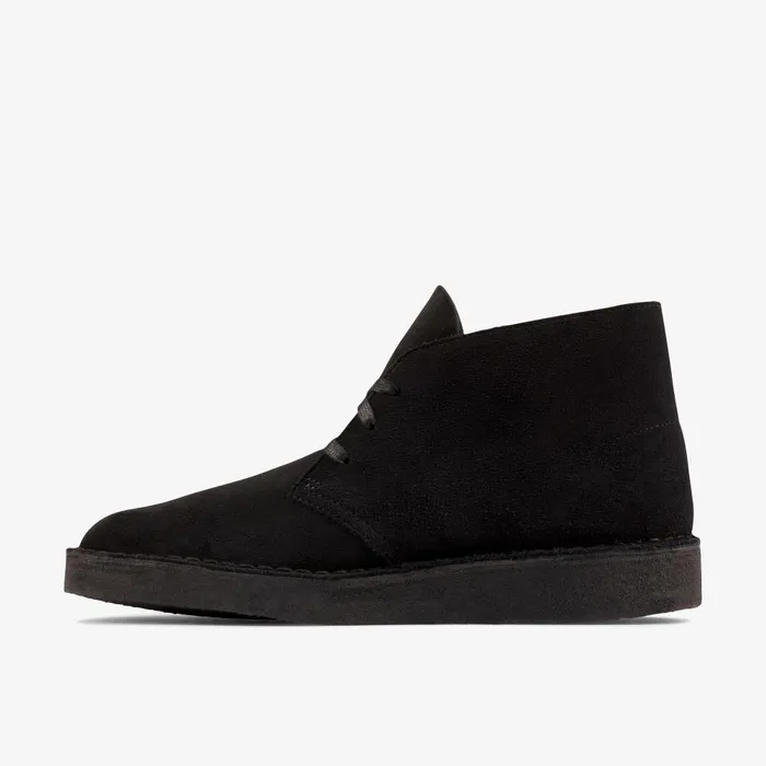 Desert Coal Black Suede Men Clarks Desert Boots