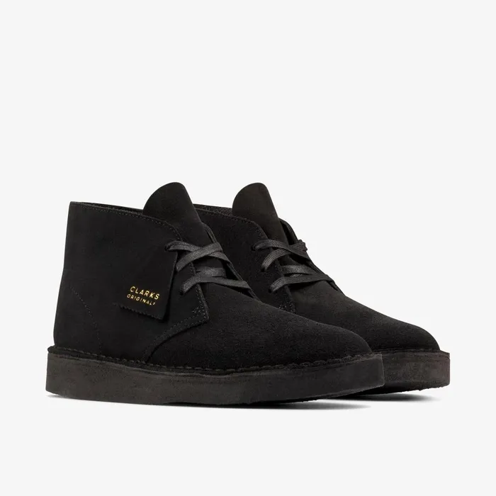 Desert Coal Black Suede Men Clarks Desert Boots