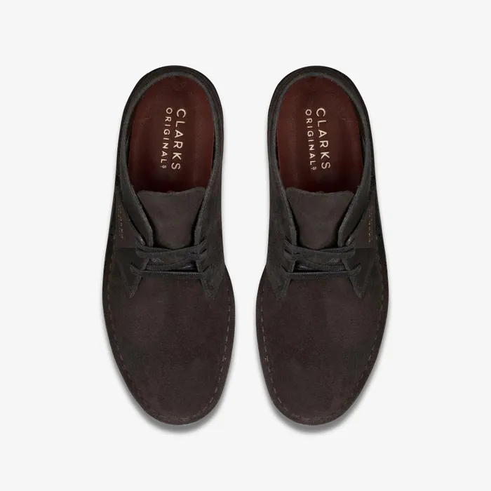 Desert Coal Black Suede Men Clarks Desert Boots