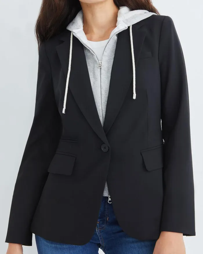 Dickey Jacket Sets Jackets Veronica Beard Classic Dickey Jacket Hoodie Dickey Set Blackgrey