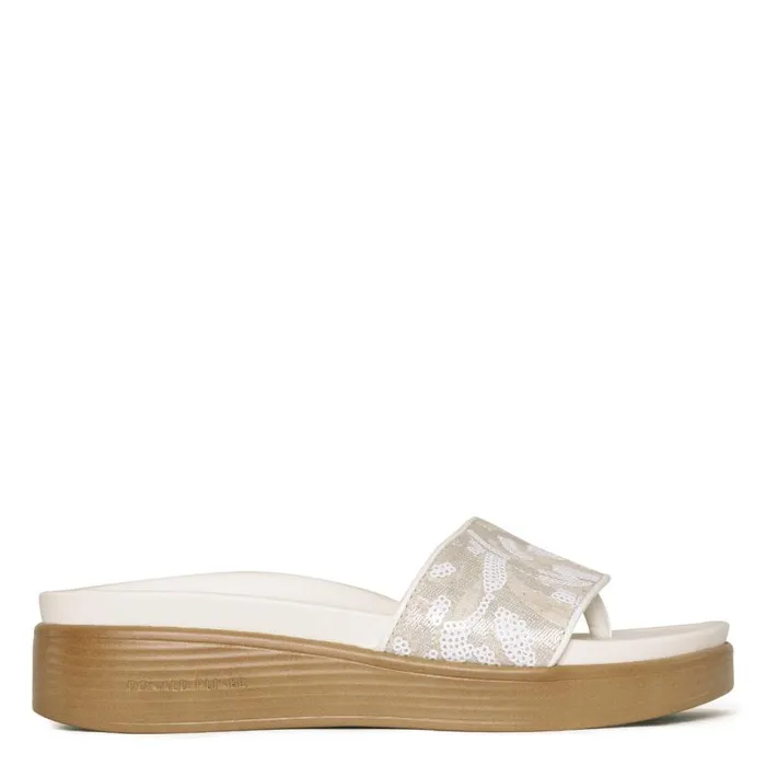 Donald Pliner Casual FIFI Natural White Brocade 8211 Women