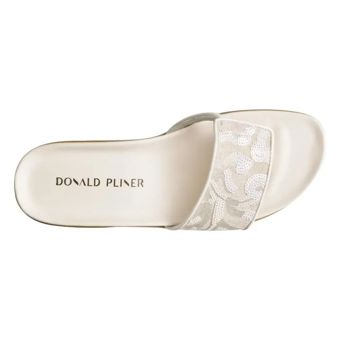 Donald Pliner Casual FIFI Natural White Brocade 8211 Women Donald Pliner Casual FIFI Natural White Brocade 8211 Women