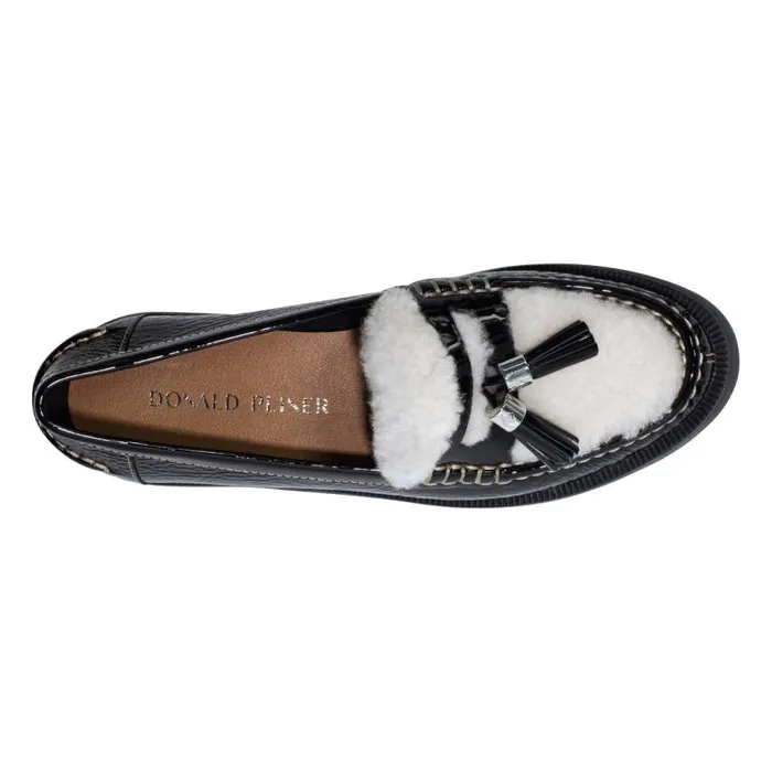 Donald Pliner Casual LENNY Black Shearling 8211 Women Donald Pliner Casual LENNY Black Shearling 8211 Women