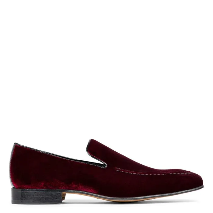 Donald Pliner Dress JAEGAR Bordeaux Velvet 8211 Men