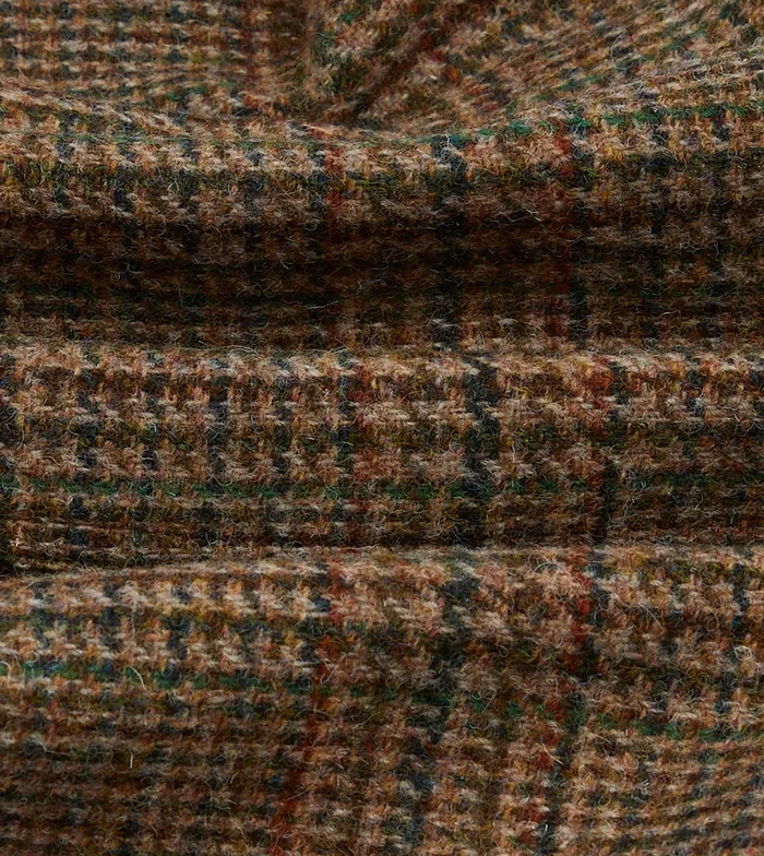 Drake039s Brown Prince Of Wales Check Harris Tweed Games Blazer Mk Vii Men Blazers