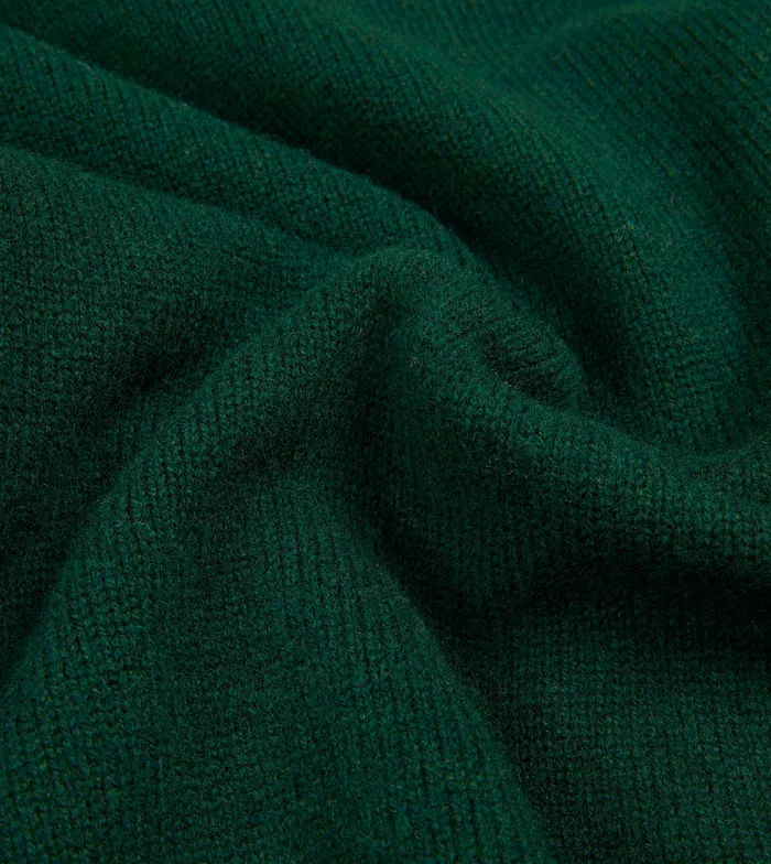 Drake039s Dark Green Lambswool 6 Button Cardigan Men Knitwear